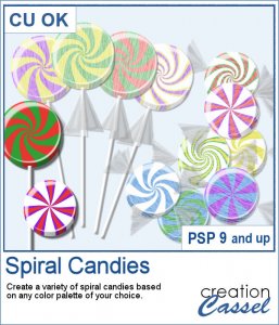 Bonbons spirale - Script PSP