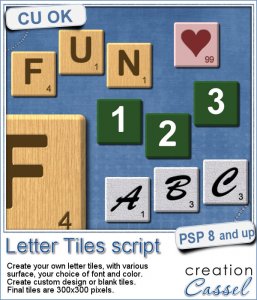 Letter Tiles - PSP Script