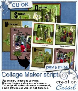 Créateur de Collage - Script PSP