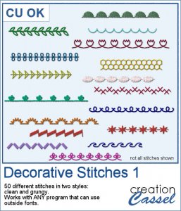 Decorative Stitches - Font