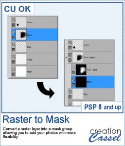 Raster à masque - Script PSP