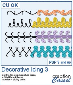 Glaçage décoratif 3 - Tubes à images PSP