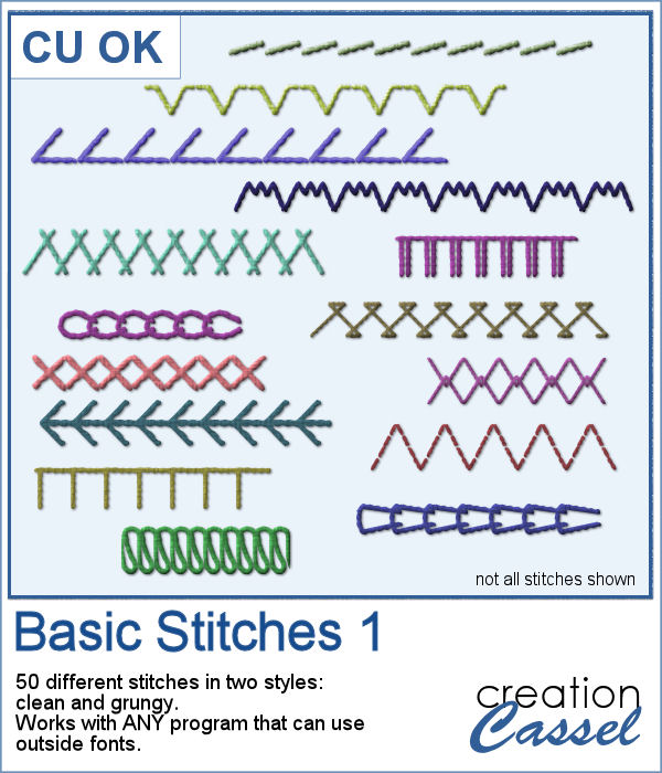 Basic Stitches - Font - Click Image to Close