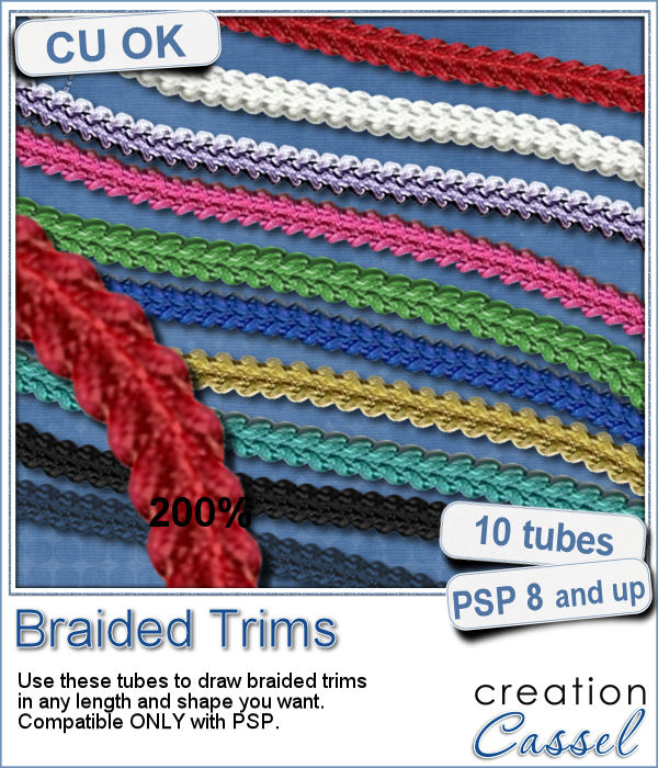Braided Trims - PSP Tubes - Click Image to Close