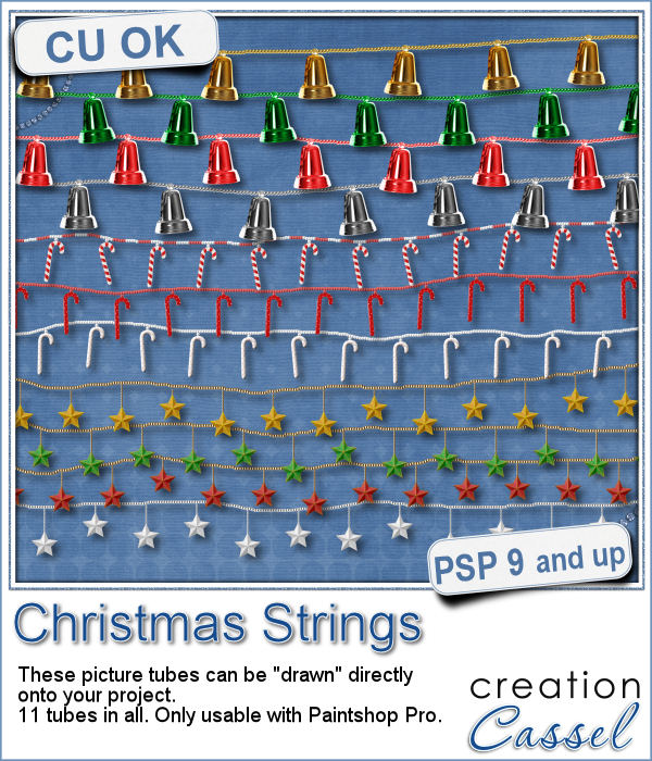 Christmas Strings - PSP Tubes - Click Image to Close