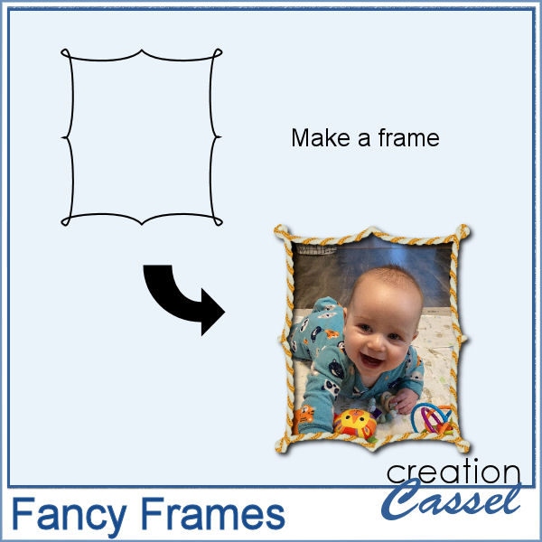 Fancy Frames - PSP Script - Click Image to Close