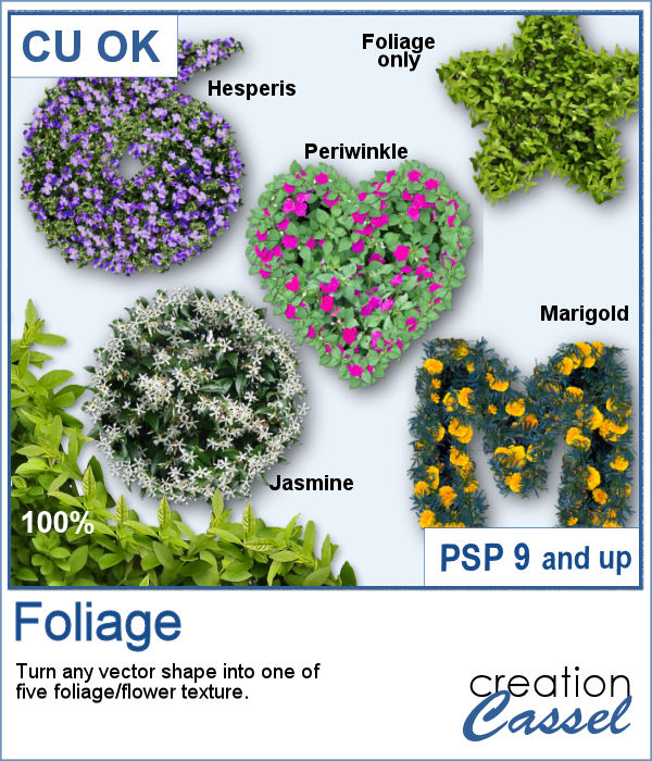 Foliage/Flowers - PSP script - Click Image to Close