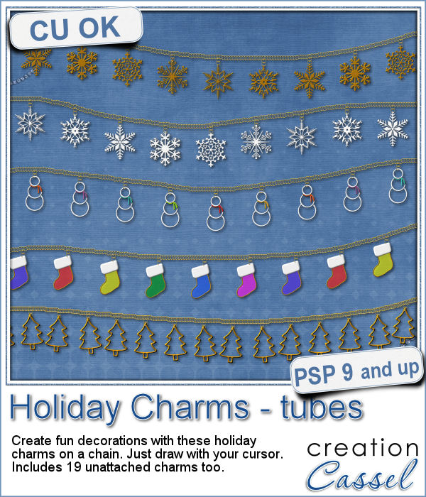 Holiday Charms - PSP Tubes - Click Image to Close