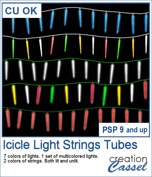 Icicle Light Strings - PSP Tubes - Click Image to Close