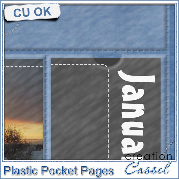 Plastic Pocket Pages - Set 1 - Thick - Click Image to Close