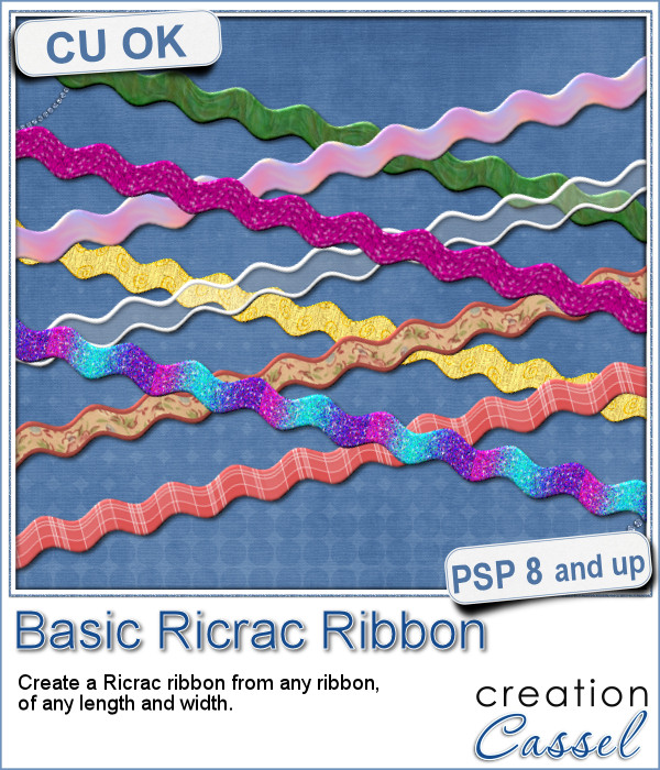 Basic Ricrac Ribbon - PSP Script - Click Image to Close