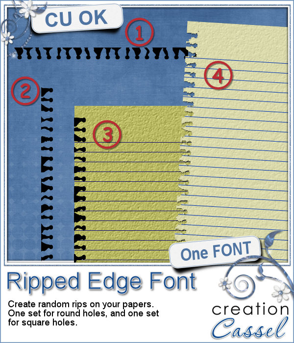 Ripped Edge - Font - Click Image to Close