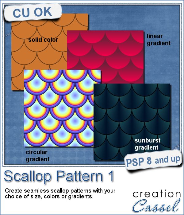 Scallop Pattern 1 - PSP Script - Click Image to Close