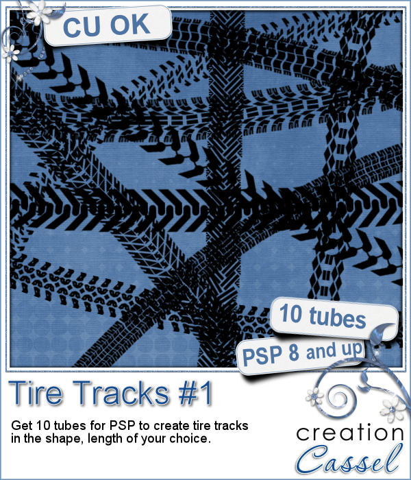 Tire Tracks #1 - PSP tubes - Click Image to Close
