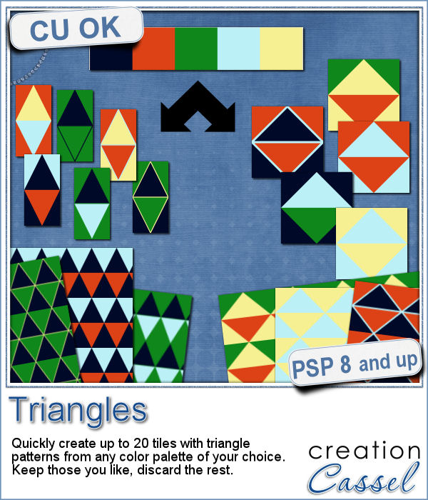 Triangles - PSP Script - Click Image to Close