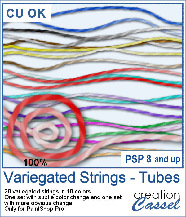 Variegated String - Picture Tubes - Click Image to Close