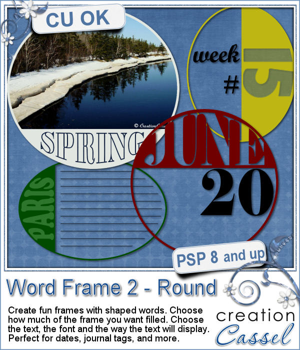 Word Frame 2 - Round - PSP Script - Click Image to Close
