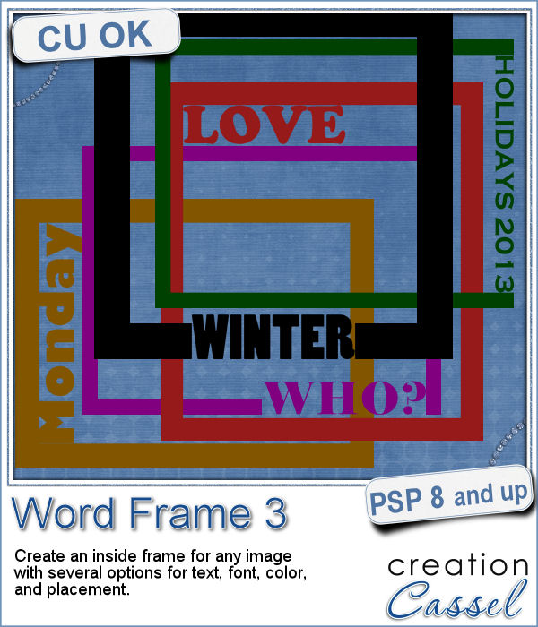 Word Frame 3 - PSP script - Click Image to Close