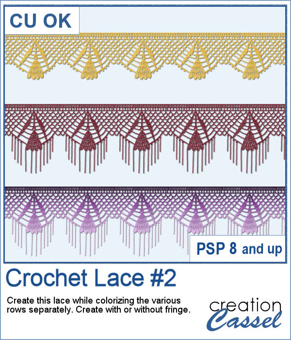 Crochet lace #2 - PSP script