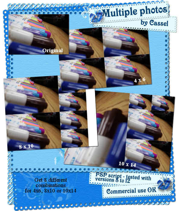Multiple photo - PSP script