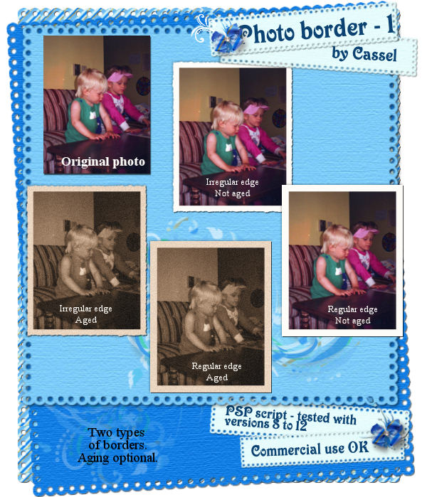 Photo border #1 - PSP script