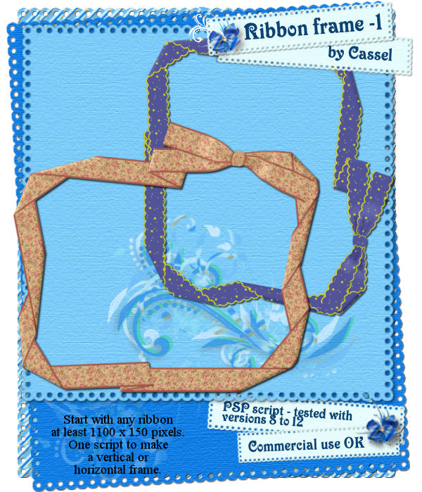 Ribbon frame #1 - PSP script