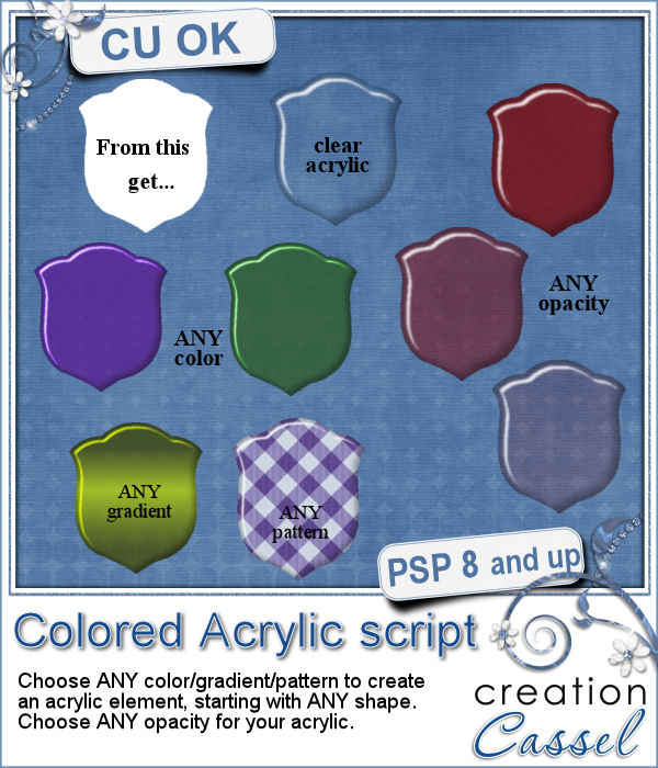 Colored acrylic - PSP script - Click Image to Close