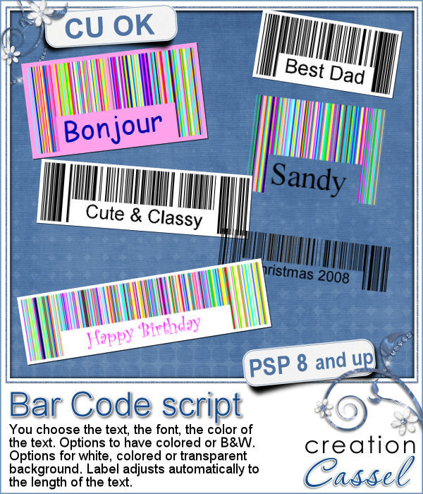 Barcode - PSP script