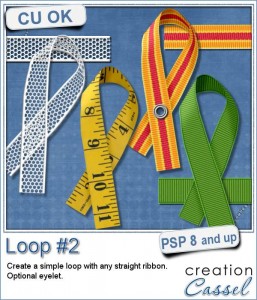 Ribbon loop 2 script for Paintshop Pro