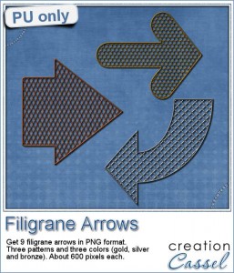 Free Filigrane Arrows by Cassel