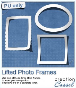 Lifted Photo Frames