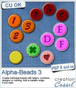 Alpha-beads script for Paintshop Pro