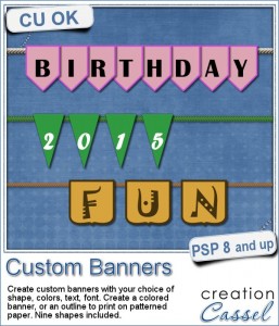 Custom Banners script for Paintshop Pro