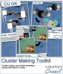 Cluster Making Toolkit scripts for Paintshop Pro