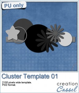 Cluster Template in PSD format