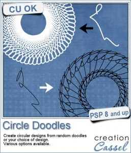 Circle Doodle script for Paintshop Pro