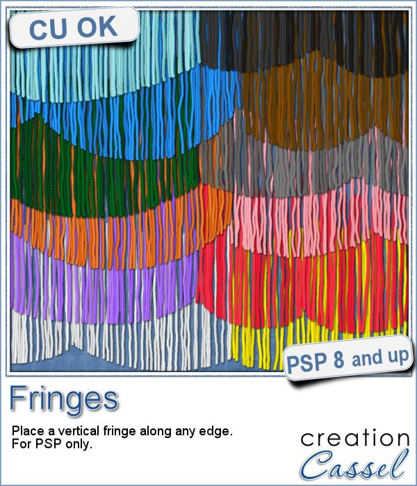 Fringe picture tubes for Paintshop Pro