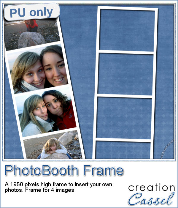 Photo booth frame in png format