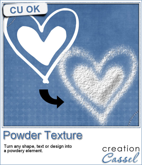 Powder texture script for Paintshop Pro