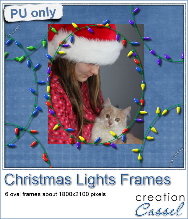 Christmas Lights Frame