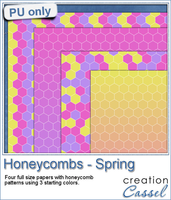 Honeycomb hexagon paper pattern 