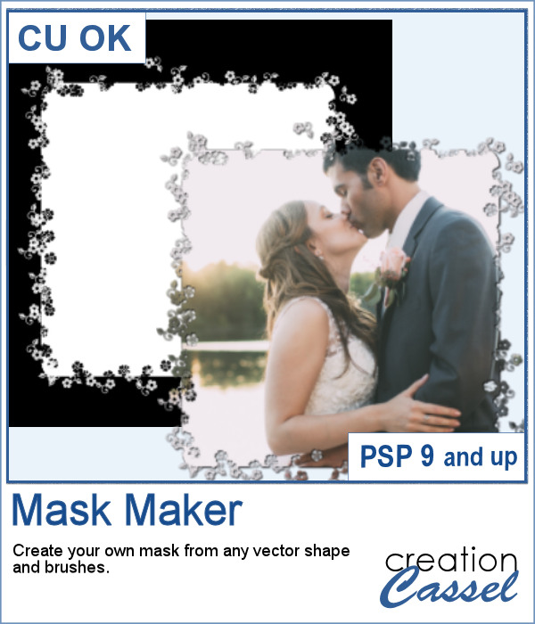 Mask Maker script for Paintshop Pro