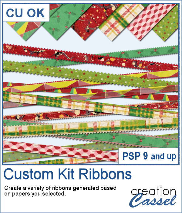 Custom kit ribbons script for Paintshop Pro