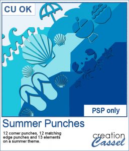 Summer theme brushes for Paintshop Pro