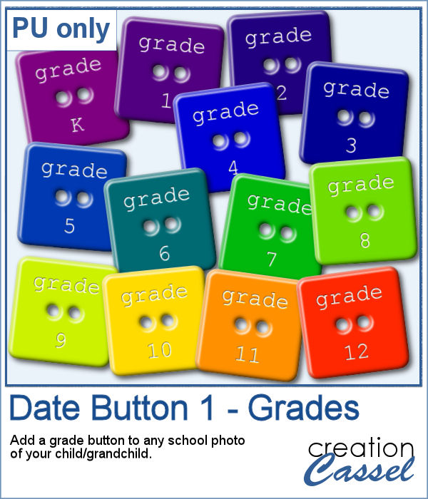 Date Button grades in PNG format