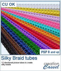 Silky Braid picture tubes for PaintShop Pro