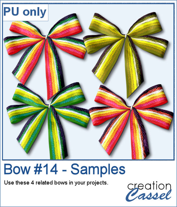 Ribbon bows in png format