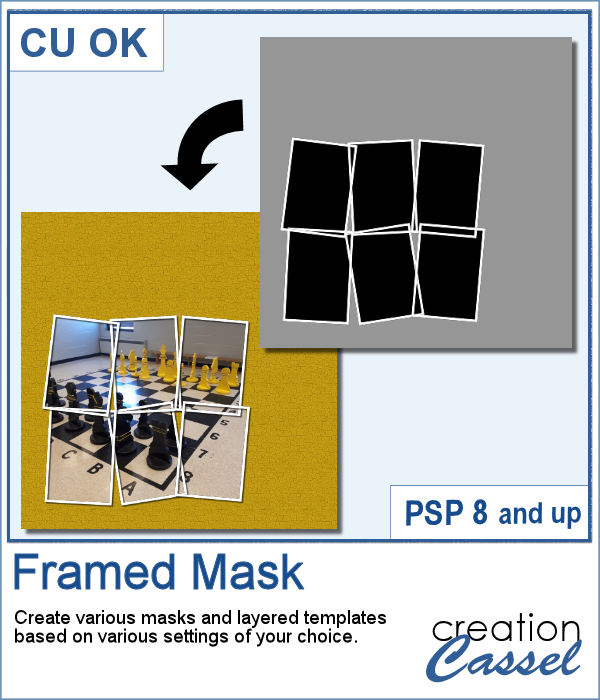 PaintShop Pro script to create layered framed mask