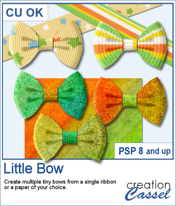 Little bows script for PaintShop Pro
