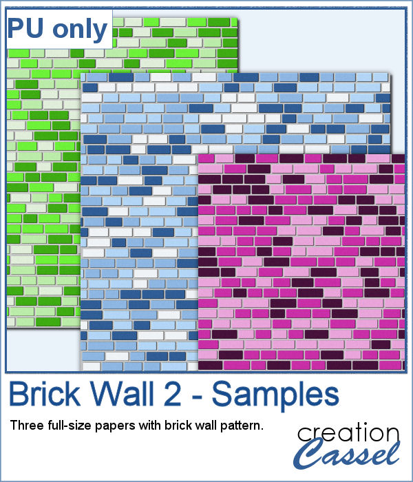 Brick wall pattern